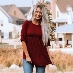 Womens baby doll tunic